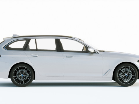 5-series touring g31 2021 3D Model