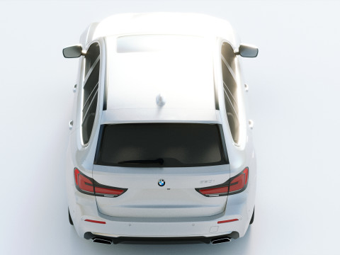 5-series touring g31 2021 3D Model