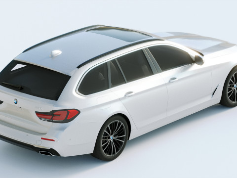 5-series touring g31 2021 3D Model