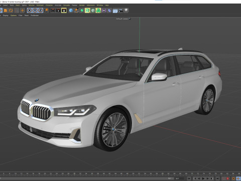 5-series touring g31 2021 3D Model