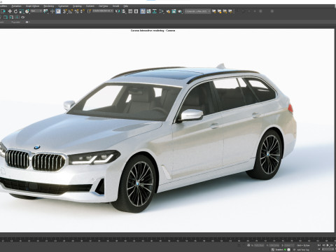 5-series touring g31 2021 3D Model