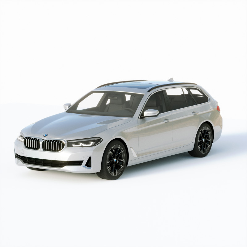 5-series touring g31 2021 Modelo 3D .c4d .max .obj .3ds .fbx .stl .blend