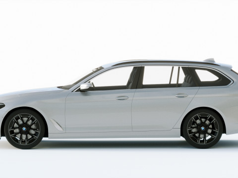 5-series touring g31 2021 Modelo 3D