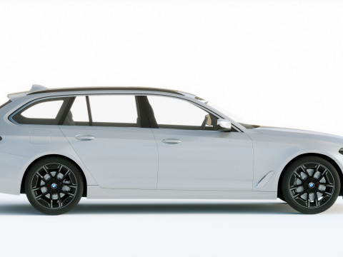 5-series touring g31 2021 Modelo 3D