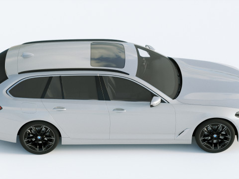 5-series touring g31 2021 Modelo 3D