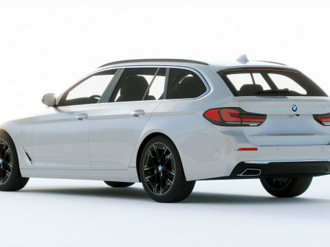 5-series touring g31 2021 Modelo 3D