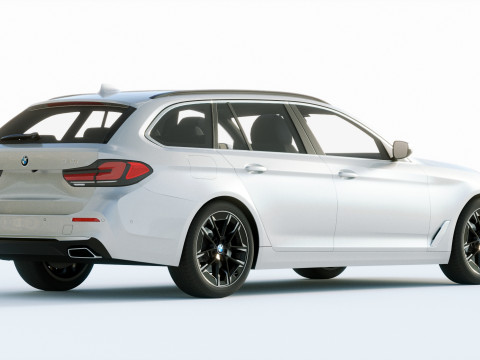 5-series touring g31 2021 Modelo 3D