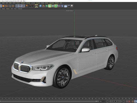 5-series touring g31 2021 Modelo 3D