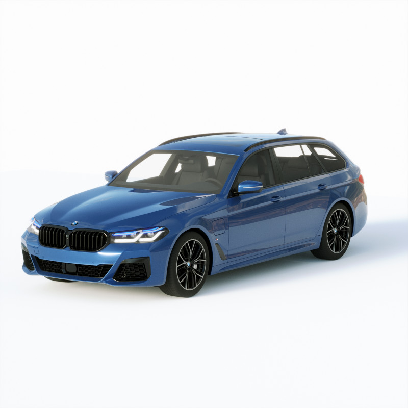 5-series touring g31 M-sport 2021 3D Модель .c4d .max .obj .3ds .fbx .stl .blend
