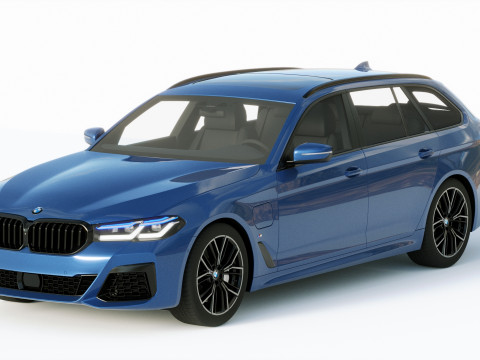5-series touring g31 M-sport 2021 3D Модель