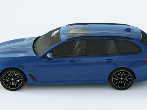 5-series touring g31 M-sport 2021 3D Модель