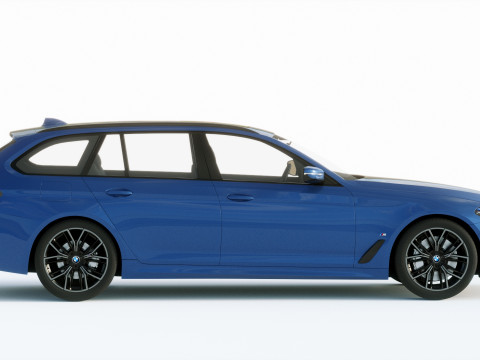 5-series touring g31 M-sport 2021 3D Модель