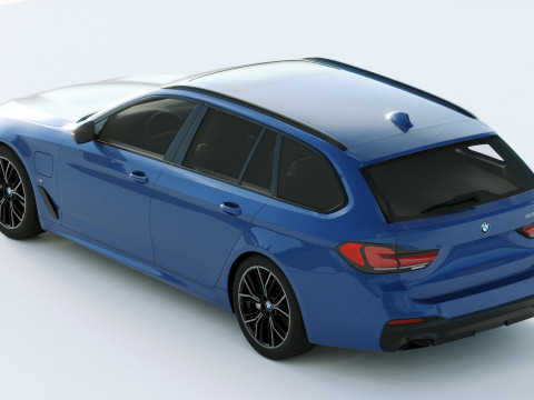 5-series touring g31 M-sport 2021 3D Модель