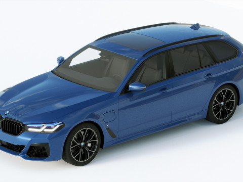 5-series touring g31 M-sport 2021 3D Модель