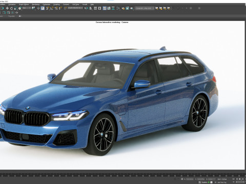 5-series touring g31 M-sport 2021 3D Модель