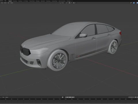 6-series GT 2020 3D Model