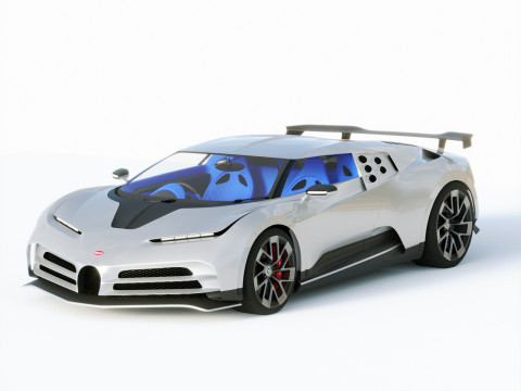 Bugatti centodieci 2020 Model 3D