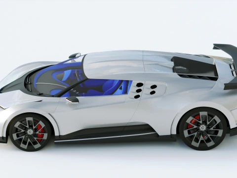 Bugatti centodieci 2020 3D Model