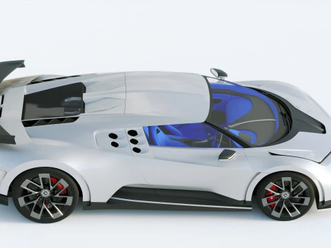 Bugatti centodieci 2020 3D Model