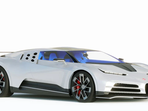 Bugatti centodieci 2020 3D Model