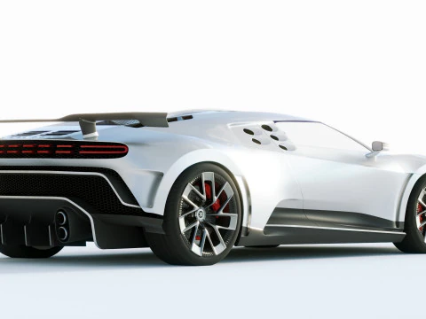 Bugatti centodieci 2020 3D Model
