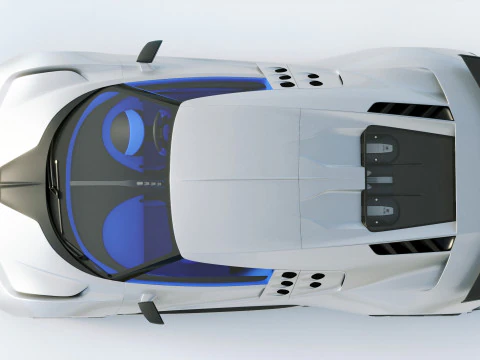 Bugatti centodieci 2020 3D Model