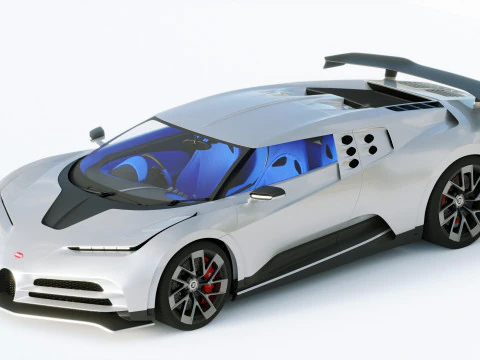 Bugatti centodieci 2020 3D Model