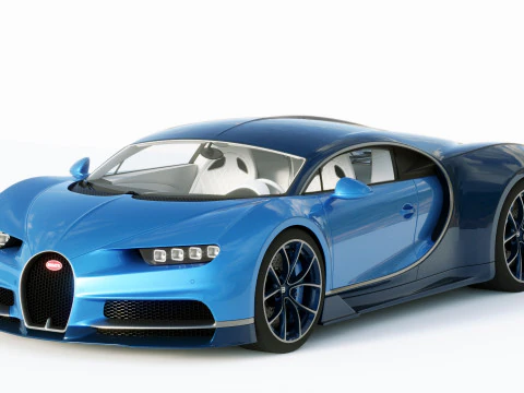 Bugatti Chiron 2020 3D Model