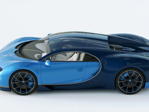 Bugatti Chiron 2020 3D Model