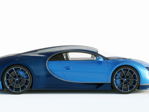 Bugatti Chiron 2020 3D Model