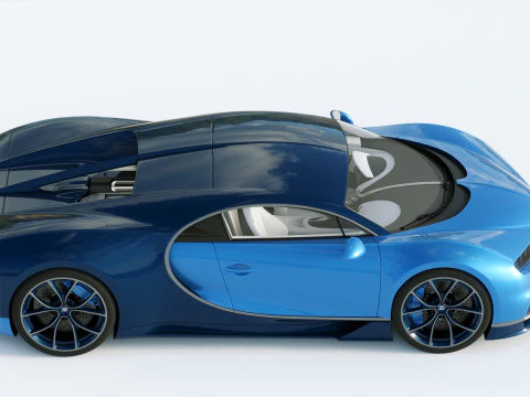 Bugatti Chiron 2020 3D Model