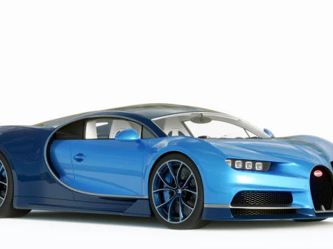 Bugatti Chiron 2020 3D Model