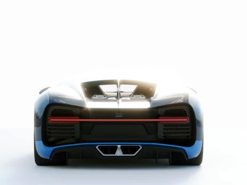 Bugatti Chiron 2020 3D Model