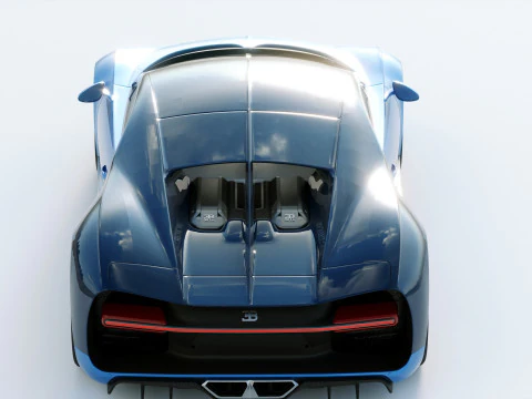 Bugatti Chiron 2020 3D Model