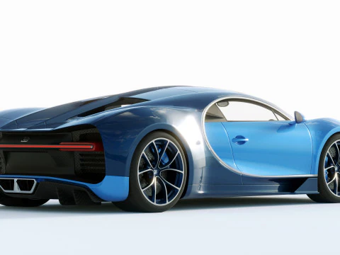 Bugatti Chiron 2020 3D Model