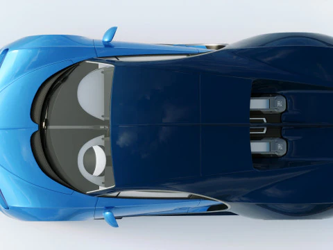 Bugatti Chiron 2020 3D Model
