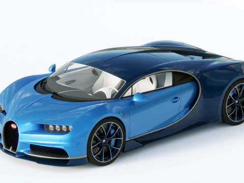 Bugatti Chiron 2020 3D Model