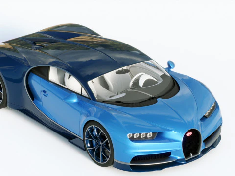 Bugatti Chiron 2020 3D Model