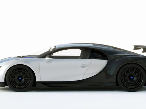 Bugatti Chiron Pur Sport 2021 3D Model