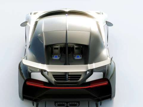Bugatti Chiron Pur Sport 2021 3D Model
