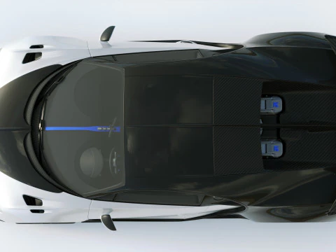 Bugatti Chiron Pur Sport 2021 3D Model