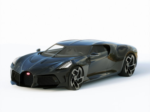 Bugatti La Voiture Noire 2019 Model 3D