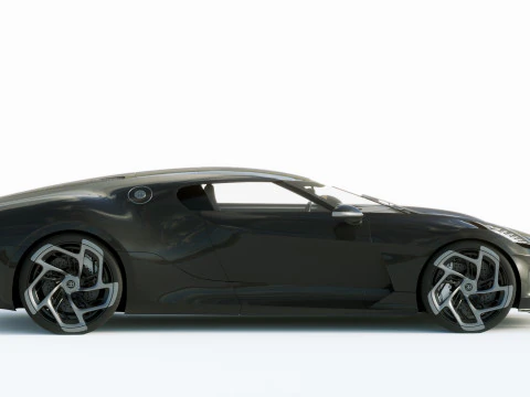 Bugatti La Voiture Negra 2019 Modelo 3D