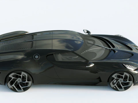 Bugatti La Voiture Negra 2019 Modelo 3D
