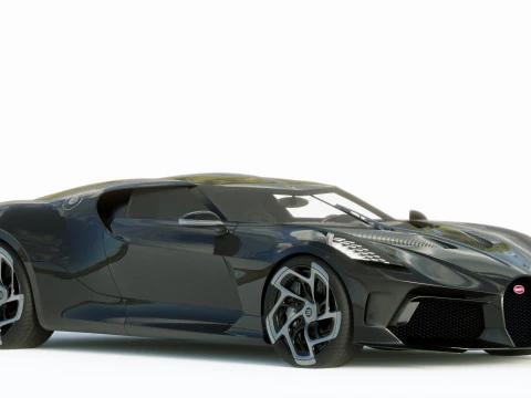 Bugatti La Voiture Negra 2019 Modelo 3D