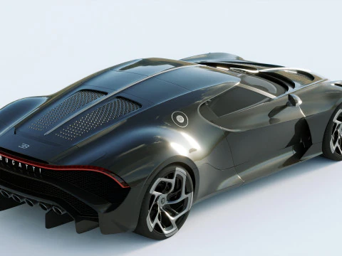 Bugatti La Voiture Negra 2019 Modelo 3D