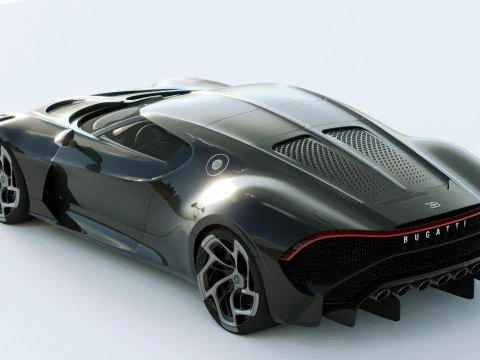 Bugatti La Voiture Negra 2019 Modelo 3D