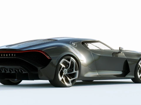 Bugatti La Voiture Negra 2019 Modelo 3D