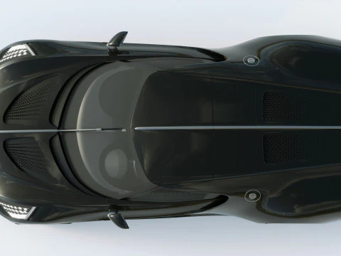 Bugatti La Voiture Negra 2019 Modelo 3D