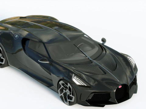 Bugatti La Voiture Negra 2019 Modelo 3D